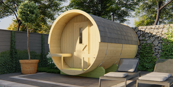 Barrel sauna