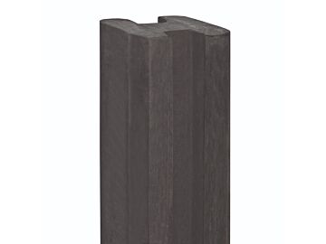 Eindpaal antraciet 11.5x11.5x272cm betonsysteem Spui - voor motiefplaten