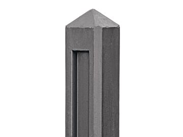 Betonpaal Hunze antraciet diamantkop 10 x 10 x 145 cm