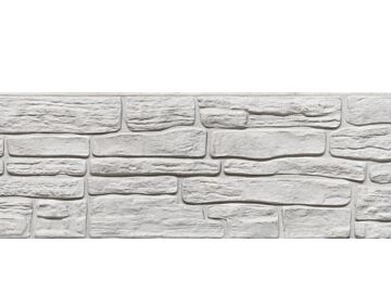 Motiefplaat nostalgie wit / grijs 184 cm