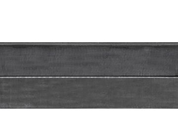 Motiefplaat blokhutprofiel antraciet 26 x 3.5 x 184cm