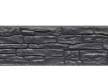 Motiefplaat nostalgie antraciet gecoat 184 cm