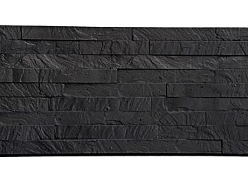Motiefplaat leisteen antraciet gecoat 184 cm