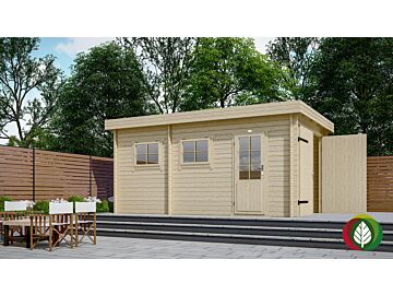 Garage 3352M Interflex 520x330cm met plat dak
