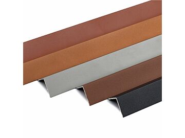 Hoekprofiel voor coffee bruin WPC composiet 3.8x3.8x220cm