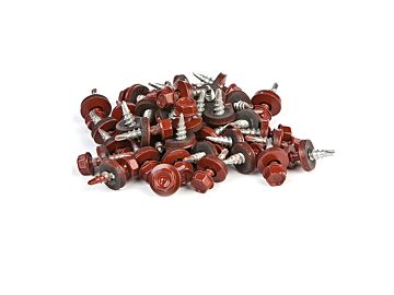 Aquapan / Easypan schroeven rood - 40 stuks