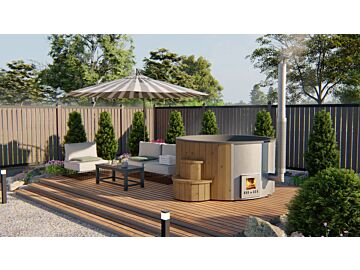 Hottub / Houten Tobbe de Luxe ø200cm
