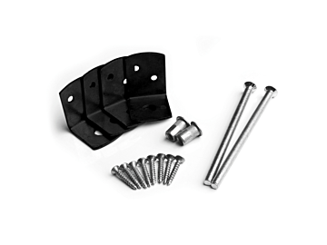 beton bevestiging set zwart 