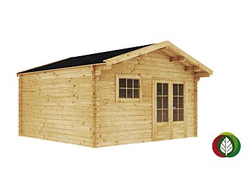 Blokhut Weiteveen 45mm 450x450cm - Duxwood