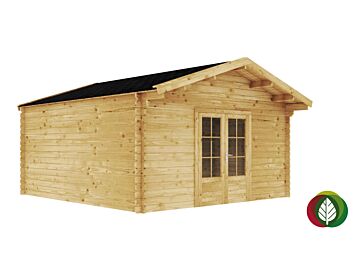 Blokhut Zweeloo 45mm 450x500cm - Duxwood