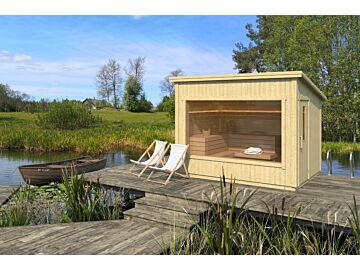 Luxe Buitensauna Carel S 300x225cm