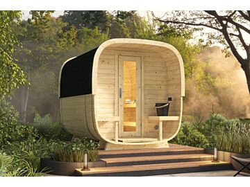 Cube Sauna Rovaniemi 219 x 286 cm - Vurenhout