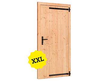 Douglas enkele dichte deur XXL B1200xH2150mm buitenmaat, rechtsdraaiend