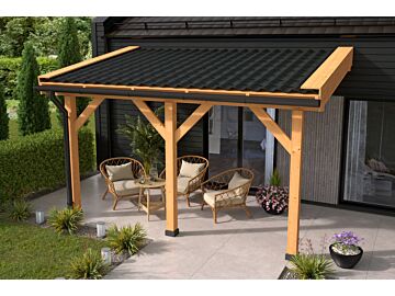 Douglas houten veranda DHZ 500 x 300 cm
