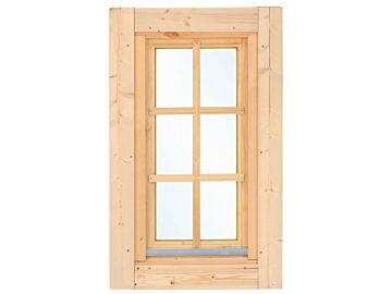 Draai kiepraam voor blokhut 62.5 x 108.5 cm