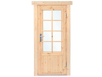 Enkele deur met glas 90.5 x 196 cm