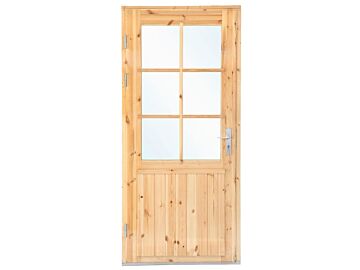 Enkele deur XXL dubbel glas 106.5 x 215 cm - Linksdraaiend