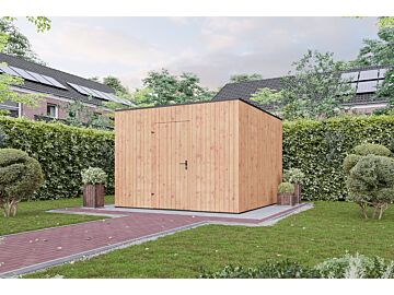 Moderne blokhut Kubix 250 x 300 cm Douglas 