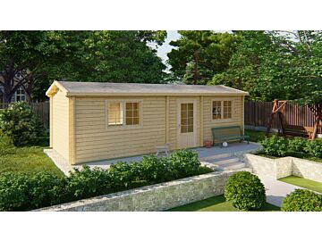 Tuinhuis / blokhut Ava 70mm 844x347cm