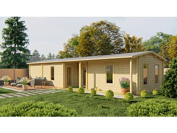Blokhut -  Chalet Slane 70mm 1400x490cm