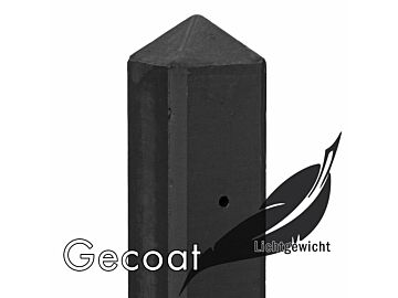 Betonpaal Amstel antraciet gecoat lichtgewicht 10x10cm