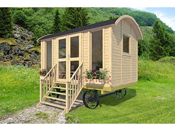 Pipowagen S 360 x 240 cm - Tiny house