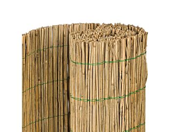 Rieten decoratiemat dubbelvoudig gebonden lengte 200cm