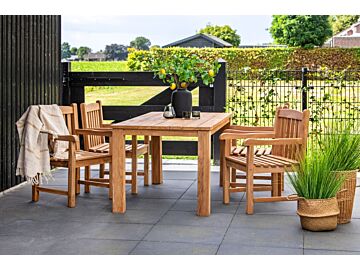 Teak tuintafel Rustiek 180x90cm