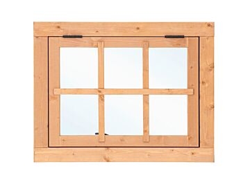 Uitzetraam 6-ruits Red Class 90 x 70 cm