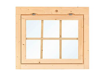 Uitzetraam voor blokhut 93 x 77 cm