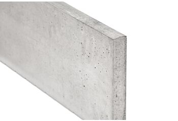 Beton onderplaat wit/grijs 24 x 3.5 x 180 cm - voor sleufpaal