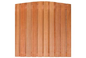 Tuinscherm Dronten Toog hardhout 21 planks 180x180cm