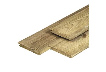 Rabatdelen grenen hout geimpregneerd 1.8x14.5cm