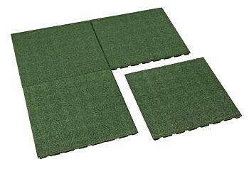 Rubber tegel groen 50 x 50 cm