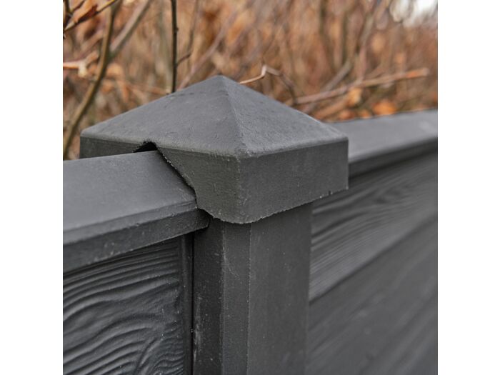  Afdekpet beton antraciet sleufpaal t-afwerking