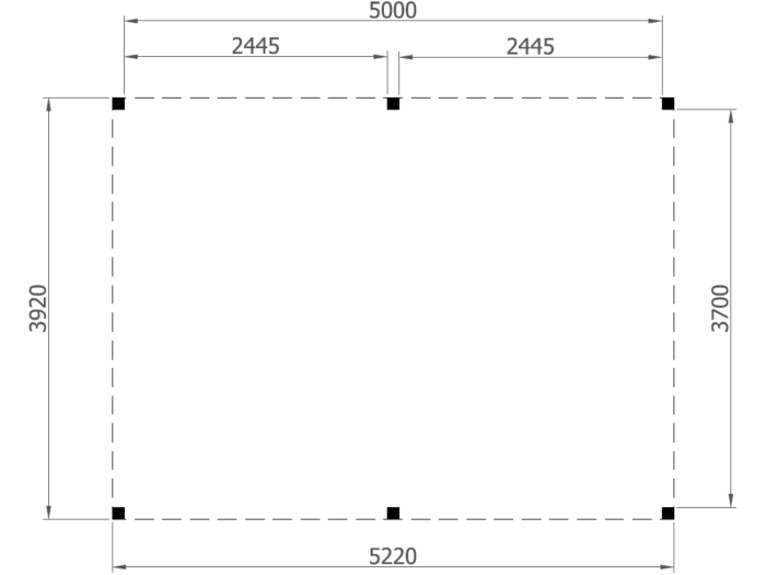 Yard Living Pergola 500 x 370 cm douglas