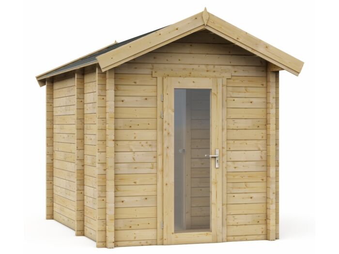 Buitensauna 2335S - 211 x 323 cm - zadeldak