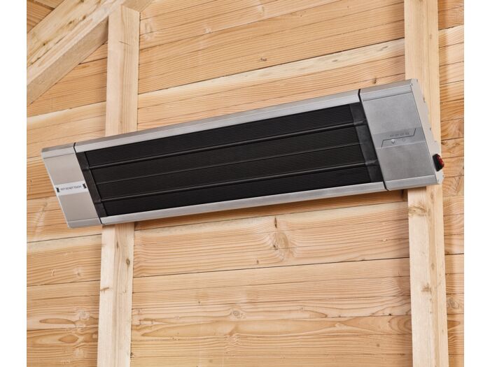 Heater black heat 900-1800W met wandsteun, timer en afstandsbediening