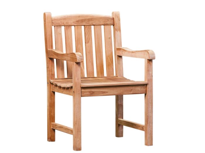 Stoel teak hardhout Birmingham 59x53x93cm