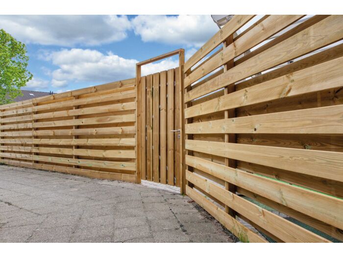 Tuinplank schutting geimpregneerd grenen hout 1.6 x 14 x 450 cm