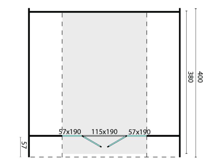 Oval 405x400cm