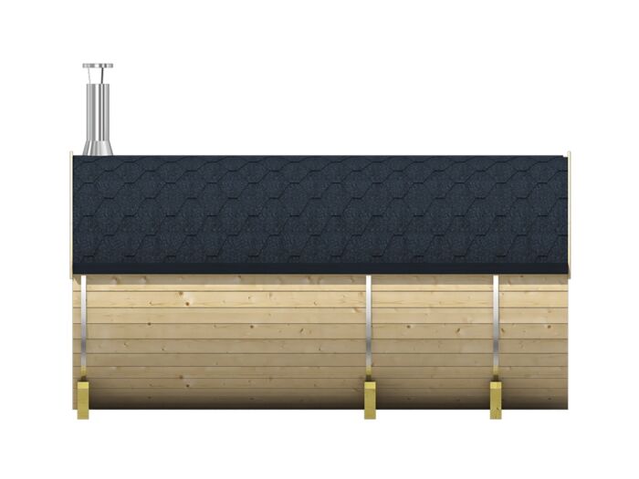 Barrelsauna 205 x 400 cm