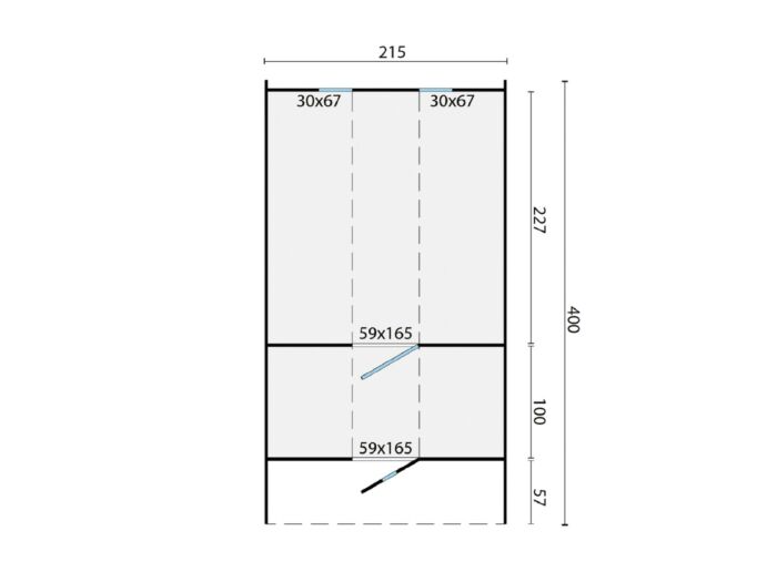 Barrelsauna 205 x 400 cm