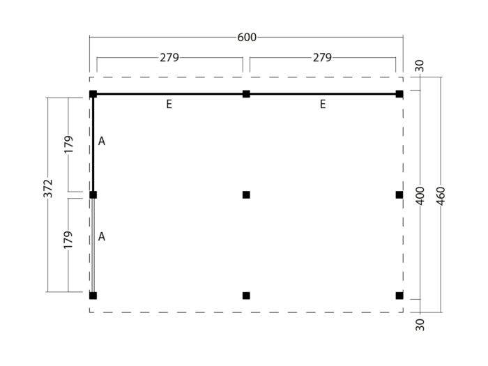 Kapschuur Billund type 2 XL 600x460cm