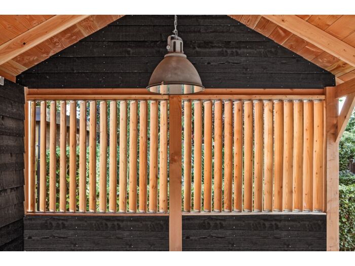 Flex Fence voor planken schutting met draaibare lamellen 220cm