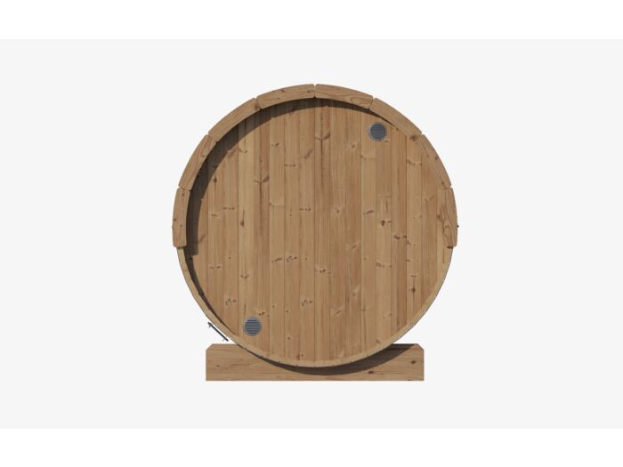 Barrelsauna 205 x 180 cm Ergonomisch Thermowood