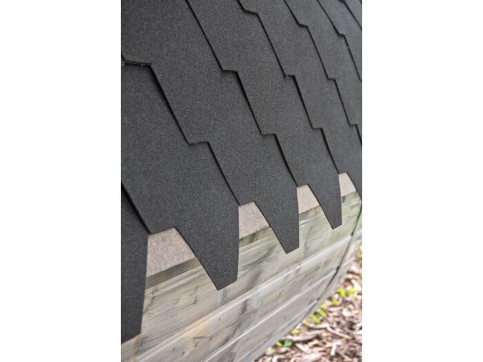 Barrelsauna 205 x 350 cm Thermowood 