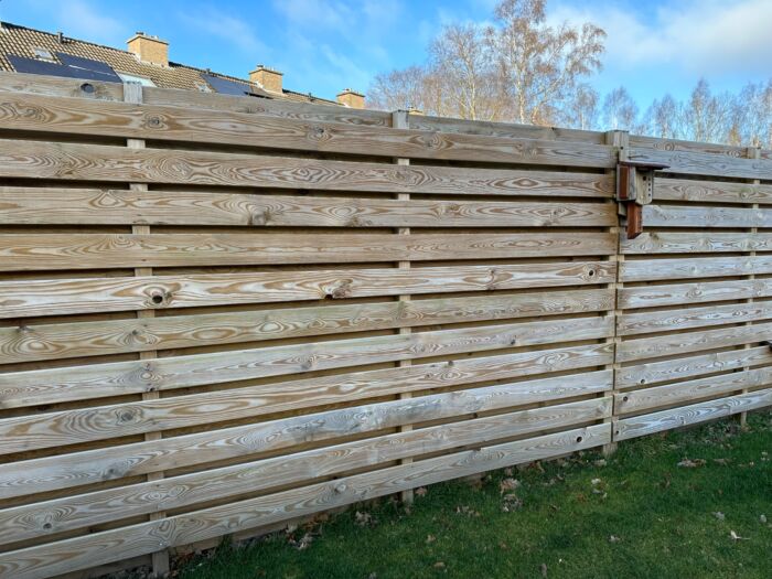 Schutting tuinplank grenen hout geimpregneerd 1.7 x 14.5 x 180 cm