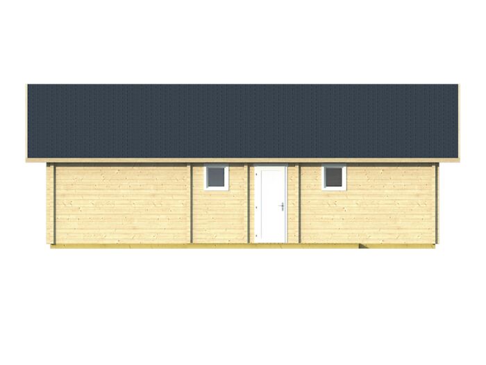 Chalet / blokhut Finn 1040x740cm + luifel 238cm