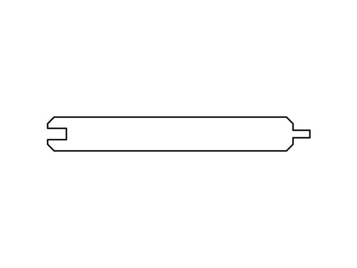 Veer en groef rabat Velling plank Lariks Douglas 1.8x14.5x500cm 